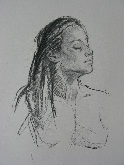 Sketch of Lyra, 14 x 12 ins.