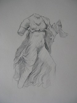 Sketch of a Nereid,The British Museum, 14 x 10 ins.