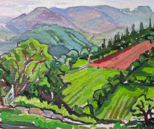 The Black Mountains 20 x 24 ins.