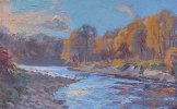River Lochy, oil, 8 x 14 ins., £500
