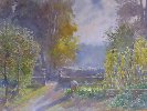 House Gardens, watercolour, 15 x 22 ins., £650