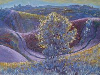 Hillside under the plough (pastel) 23" x 31"