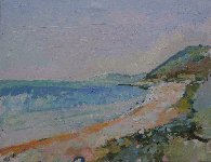 Morning mist, Osmington, 71 x 91, Oil on Canvas
