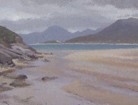 Horgabost Beach, Harris, Oil on Board,  12 x 16 in.