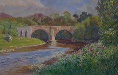 River Tweed, Melrose, 33 x 49 cms, �950