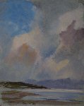 High clouds over Jura, 28 x 23 cms, �400