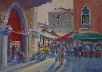 Venice Flower Market, 30 x 40 cms, �600