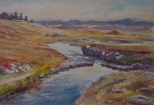 Grimersta, Bridge Pool, 39 x 55 cms, �900