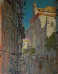Cadiz,  Plaza San Francisco, 34 x 29 cms, �950
