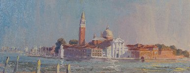 St. Georgio Maggiore, Venice, 25 x 63 cms, �1200