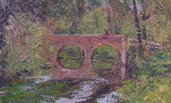River Wylye, Boyton, 20 x 33 cms, �550