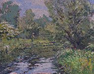 River Itchen, Twyford, 25 x 30 cms, �750