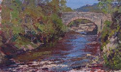 The Helmsdale, Kildonan Bridge, 25 x 41 cms, �900
