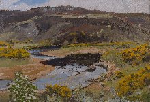 The Halladale,  Stone pool, 24 x 35 cms, �750