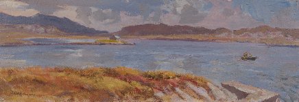 The Grimersta, Loch Faoghaill An Tuin, 21 x 60 cms, �1100